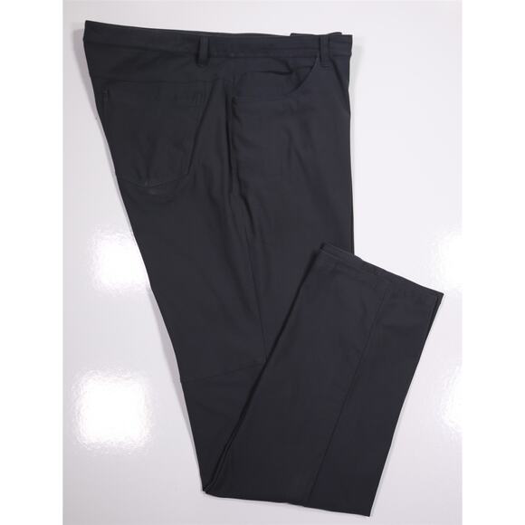 Lululemon Mens ABC 5-Pocket Green Warpstreme Chino Pants Trousers Tall 40x36 - Picture 1 of 7